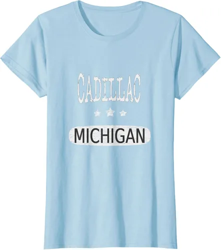 Vista 31 de Vintage Cadillac Michigan Camiseta
