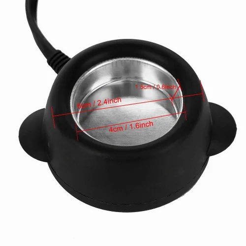 Vista 3 de Mini olla caliente de temperatura constante, pegamento para extensión de cabello, olla de fusión ligera y portátil, peluca de calor, estufa