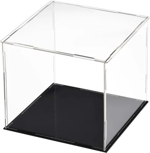 Vista 22 de DMiotech 1 caja de exhibición de acrílico transparente a prueba de polvo, 3.9 x 3.9 x 3.9 pulgadas para coleccionables