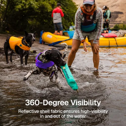 Vista 3 de Ruffwear, Chaleco salvavidas para perro, chaleco de natación, azul profundo
