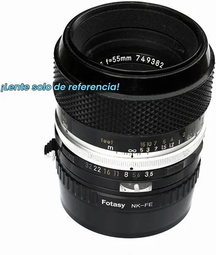Vista 4 de Fotasy lente ANAF Sony Minolta MA AF para cámara Sony NEX E-Mount, color negro