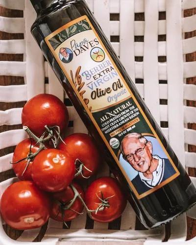 Vista 12 de Papa Dave's Aceite de oliva virgen extra orgánico certificado por USDA, contiene polifenol primero prensado en frío, aceite de oliva rico