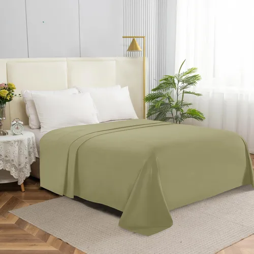 Vista 25 de Elegant Comfort Sábana encimera de 1 pieza de calidad hotelera, lujosa y suave, 1500 hilos, calidad egipcia, resistente a arrugas, manchas
