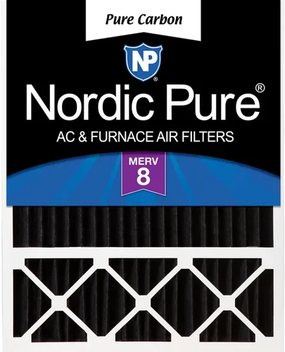 Vista 39 de Nordic Pure 20 x 25 x 5 (tamaño real: 19 3/4 x 24 3/4 x 4 3/8) Lennox X6673 X6675 Filtro Merv 8 de repuesto para reducción de olores 2