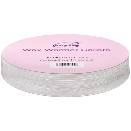 Vista 7 de Beauticom (50 piezas) calentador de cera universal collar protector anillo para lata de cera de 14 oz