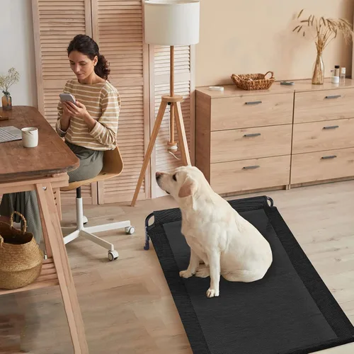 Vista 9 de Veehoo Cama Elevada para Perros al Aire Libre, Cuna Elevada para Perros Grandes, Cama de Hamaca para Mascotas Enfriable Lavable Impermeable