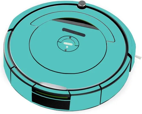 Vista 12 de MightySkins Skin compatible con iRobot Roomba 690 Robot Vacuum - Azul claro sólido Cubierta protectora de vinilo duradera y única Fácil