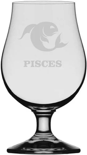 Vista 3 de Símbolo del zodiaco grabado multiusos 12.75oz Copa de vino Géminis