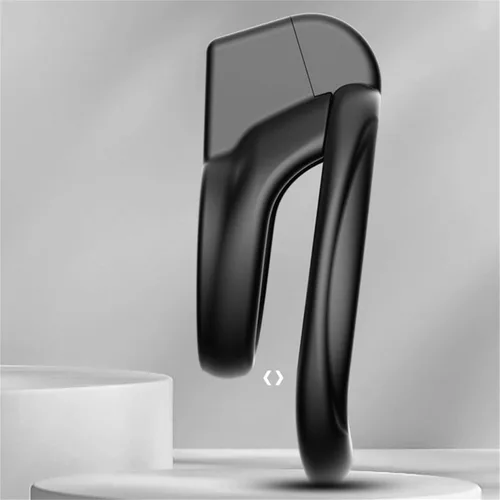 Vista 3 de Jaula de castidad masculina con 3 tamaños de anillos y llave, jaula impermeable para pene ligero, jaula de pene negro, jaula de pene para adultos