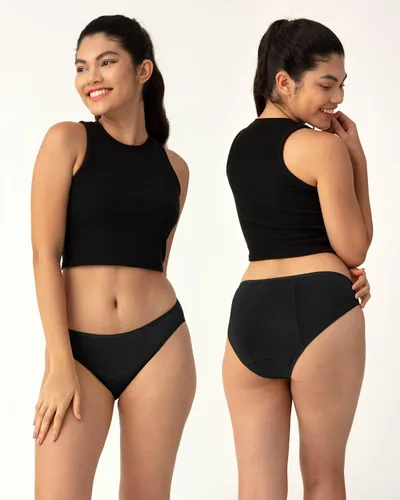 Vista 2 de Neione - Ropa interior menstrual para mujer, bragas cómodas de modal en estilo bikini para niñas