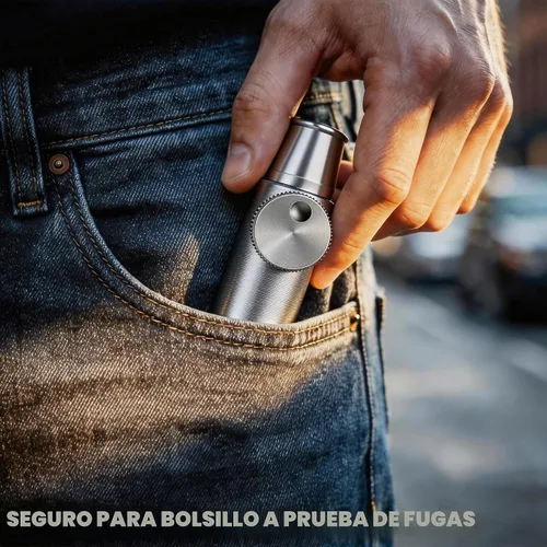 Vista 2 de OakMsOik Dispensador de especias a prueba de fugas para sal y pimienta