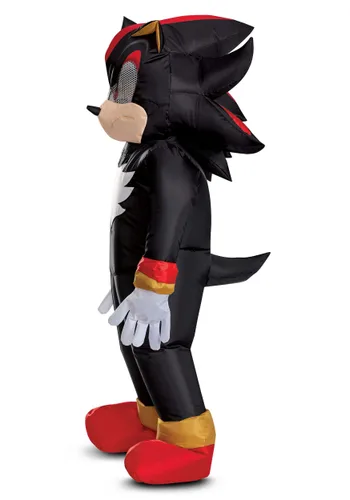 Vista 4 de Disfraz Inflable de Shadow Sonic para Niños de la Película Sonic Multicolor