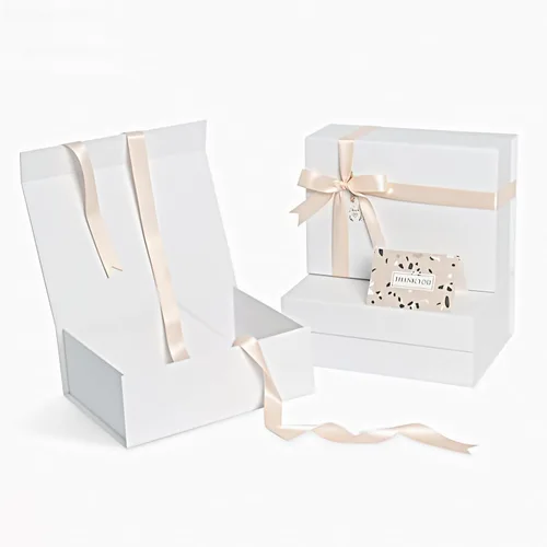 Vista 15 de Cajas de regalo negras con tapas, paquete de 3, caja de regalo mediana de Negro