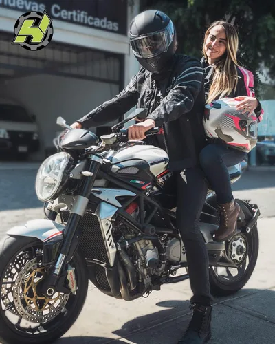 Vista 7 de Hax - Casco integral de motocicleta y de moto de calle con doble aleta trasera y clavos de plástico para Pinlock Ready, para adultos, aprobado por