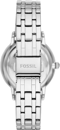 Vista 3 de Fossil Gwen Reloj de cuarzo de acero inoxidable con correa de cuero para mujer