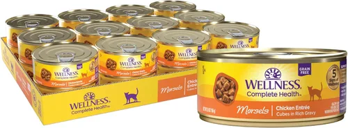 Vista 14 de Wellness Natural comida enlatada, para gatos, libre de granos, Anaranjado