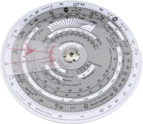 Vista 10 de E6B R Flight Computer Aviation Slide Rule For Pilot Training Plastic