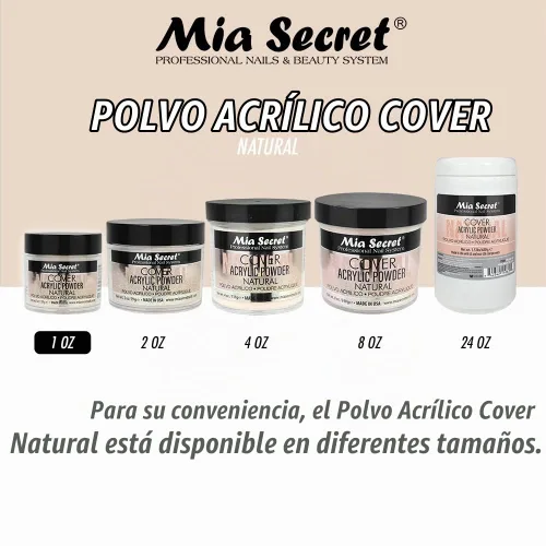 Vista 5 de Mia Secret Cubierta de polvo acrílico natural 1 oz.