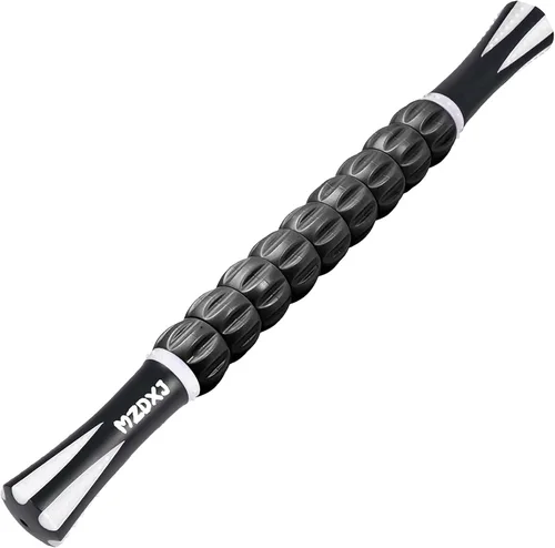 Vista 11 de Rodillo de masaje muscular - Pistola de fascia de tejido profundo para alivio del dolor miofascial, drenaje linfático y escultura corporal