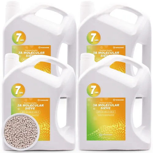 Vista 12 de Wisesorb Perlas desecantes del tamiz molecular de 2 LBS 3A, amortiguadores de humedad del deshumidificador