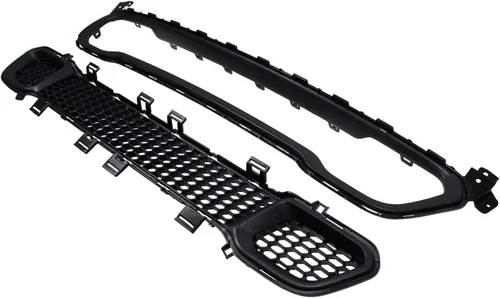 Vista 3 de Rejilla delantera inferior y moldura negra para Jeep Cherokee 2014-2018