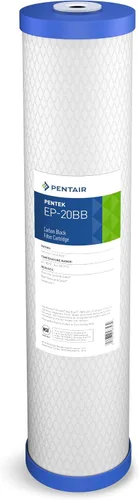 Vista 8 de Pentair Pentek EP-10 Filtro de agua de carbono, 10 pulgadas, cartucho de repuesto de bloque de carbono para debajo del fregadero con filtro