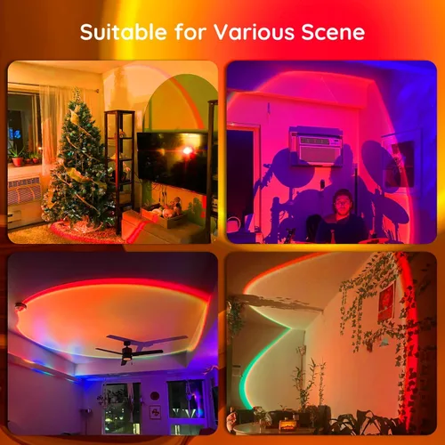 Vista 2 de Neroupe Proyector de lámpara de puesta de sol con control de aplicación Talla B.