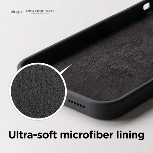 Vista 7 de elago Funda compatible con iPhone 14 Plus, de silicona líquida, funda protectora de cuerpo completo, a prueba de golpes, diseño delgado, forro