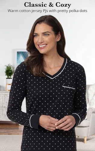 Vista 3 de PajamaGram Pajamas For Women - Womens PJ Sets, Pullover Top, 100% Cotton