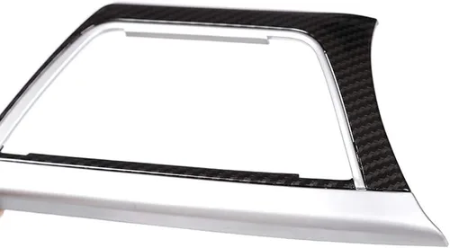 Vista 7 de YIWANG Cubierta de panel de decoración de consola central de ABS estilo fibra de carbono, 2 piezas para BMW Serie 3 F30 2013-2019 Accesorios