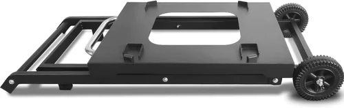 Vista 7 de BSARTE Soporte plegable de metal para parrilla Ninja Outdoor XSKSTAND para Woodfire OG701 OG751 (Serie OG700) con estante lateral, soporte