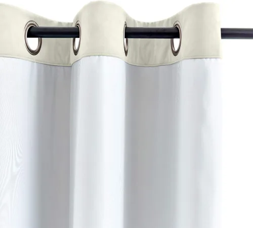Vista 3 de ChadMade - Cortina de terciopelo con forro opaco con ojales para sala, recámara, estudio de teatro, BIRKIN Collection