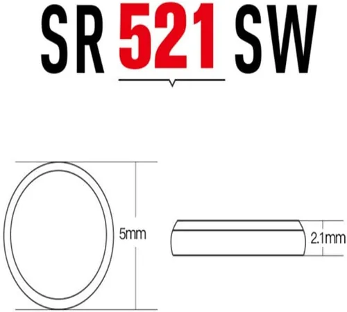 Vista 4 de SKOANBE Batería de reloj de celda de moneda con botón 10PCS SR521SW AG0 LR521 379 1.5v