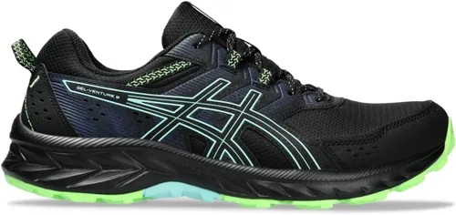 Vista 4 de ASICS Zapatillas de running Gel-Venture 9 para hombre, NegroMenta Iluminada