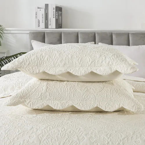 Vista 5 de HoneiLife Juego de ropa de cama tamaño Queen, juego de edredón de microfibra para cama Queen, colchas ligeras de 3 piezas, edredones reversibles