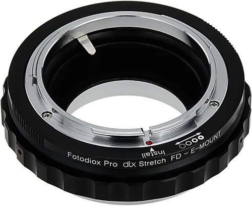 Vista 5 de Fotodiox Adaptador de montaje de lente extensible DLX compatible con lentes Canon FD y FL a cámaras Sony E-Mount