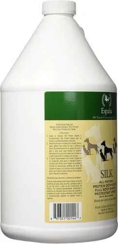 Vista 2 de Espana Silk ESP1125DC - Desenredante de proteína de seda especialmente formulado para perros y gatos, 135.28 onzas