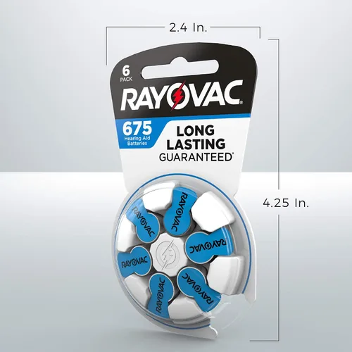 Vista 9 de Rayovac Baterías para audífonos tamaño 675 para audífonos (42 unidades)