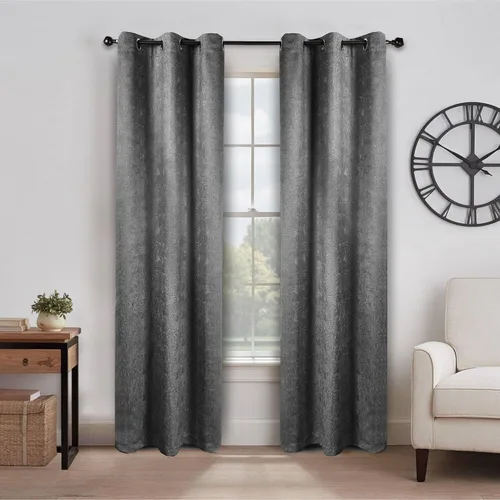 Vista 15 de SUPERIOR Cortinas opacas, aisladas, cortina con bloqueo solar para dormitorio, casa de campo, ventana de sala de estar, tejido térmico, colección