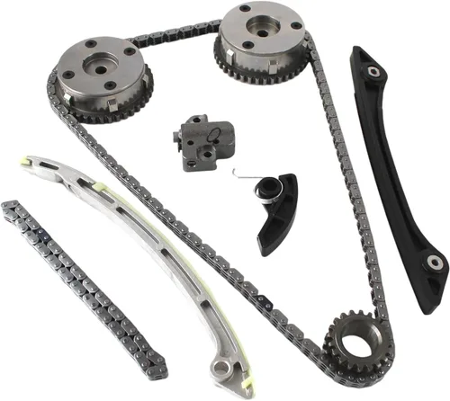 Vista 6 de Kit de cadena de distribución + 2 piezas VVT CJ5E6C525AD CJ5E6C524AD + cadena de bomba de aceite para 2011 + Range Rover Evoque, para Freelander