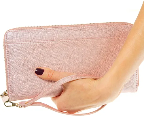 Vista 7 de Organizador de documentos de viaje - Funda RFID para pasaporte, cartera con soporte para la familia