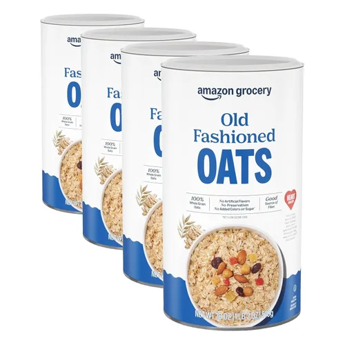 Vista 9 de Amazon Grocery, Avena a la Antigua, 18 Oz (Anteriormente Happy Belly, El Empaque Puede Variar)