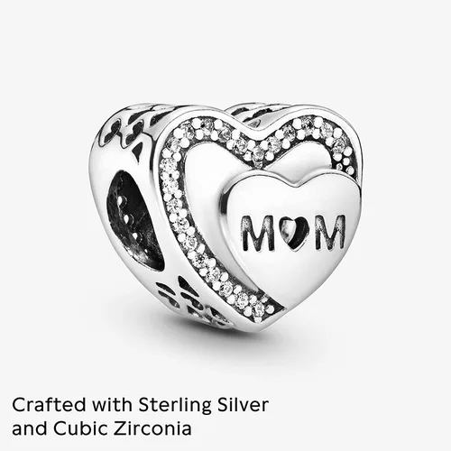 Vista 3 de Annmors Jewelry Birthday Charms for Woman-925 Sterling Silver Dangle Pendant Bead with Cubic ZirconiaGirl Jewelry Beads DIY Gifts for Women Bracelet