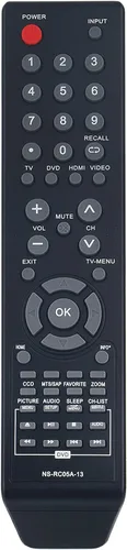 Vista 6 de NS-RC05A-13 NS-RC04A-12 Reemplazo LCD TV DVD Combo remoto para Insignia NS-32LD120A13 NS-24LD100A13 NS-29LD120A13 NS-19ED200NA14 NS-28ED200NA14