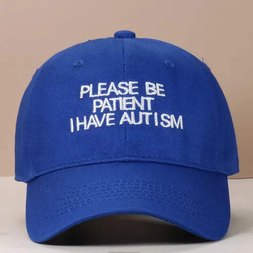 Vista 2 de YUNXIYYDS Please Be Patient I Have Autism Sombrero