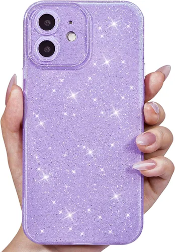 Vista 28 de Svanove Funda para iPhone 11 con Purpurina, Brillante Femenina Linda con Brillo Resplandeciente Reluciente Luminosa Funda de Teléfono para Mujeres