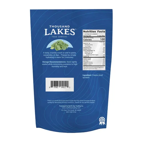 Vista 2 de Thousand Lakes - frutas y verduras congeladas secas – paquetes individuales