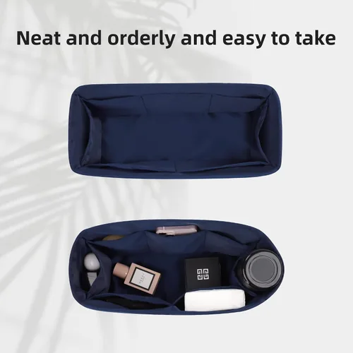 Vista 7 de DGAZ Organizador de bolso de seda para bolso de mano Dior Mini SML, organizador de bolsas suave y sedoso, bolso de lujo y moldeador de bolsas