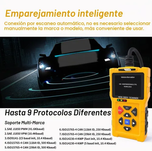 Vista 4 de Herramienta de diagnóstico del escáner T600 OBD2 con la impresión