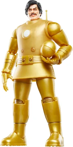 Vista 3 de Marvel Legends Series Iron Man (Modelo 01 - Oro), Figura de acción coleccionable de Iron Man Comics de 6 pulgadas, tarjeta de ampolla de inspiración